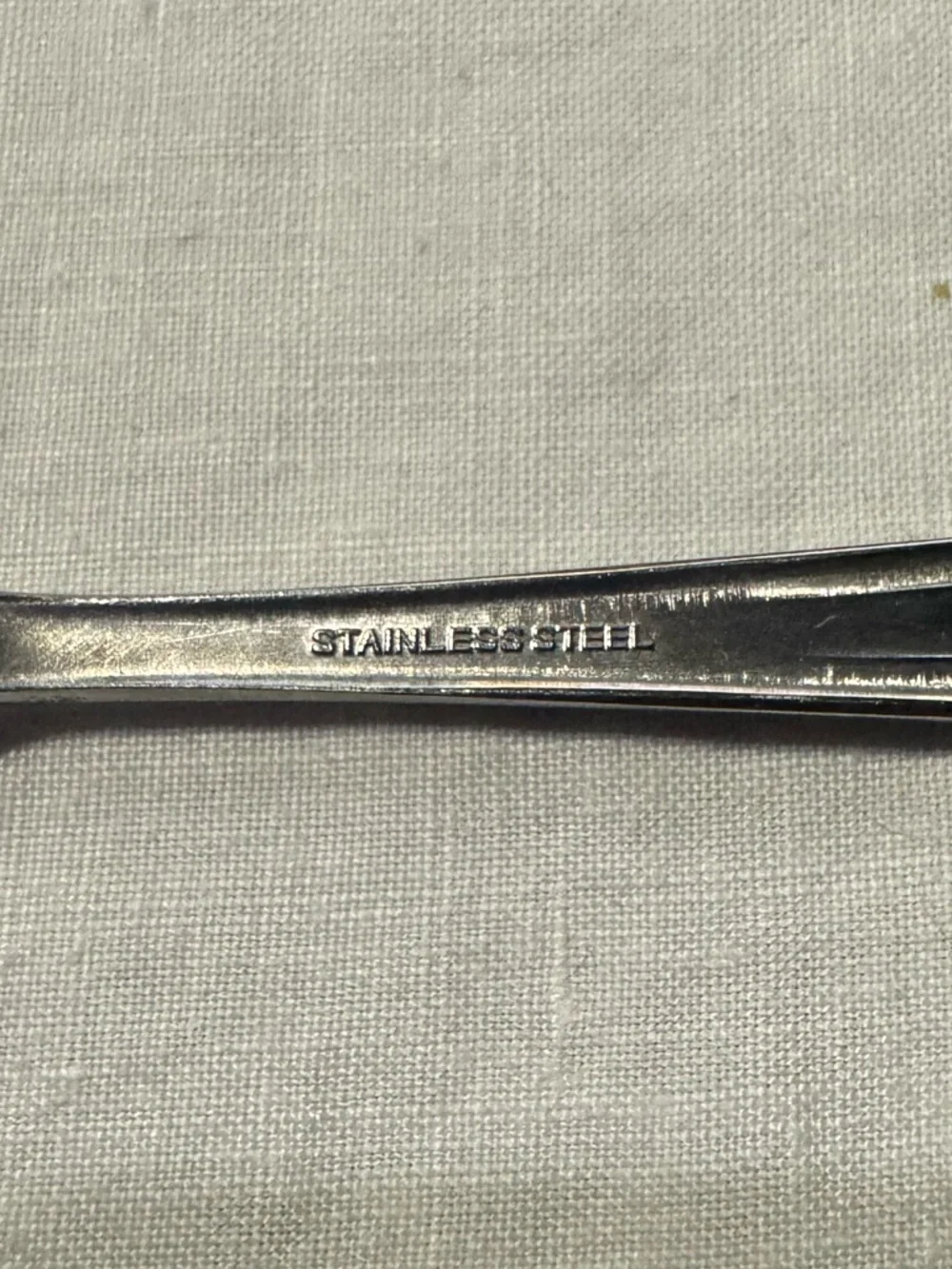 Vintage Square Ice Cream‎ Dessert  Stainless Steel Spoon Mid Century 5